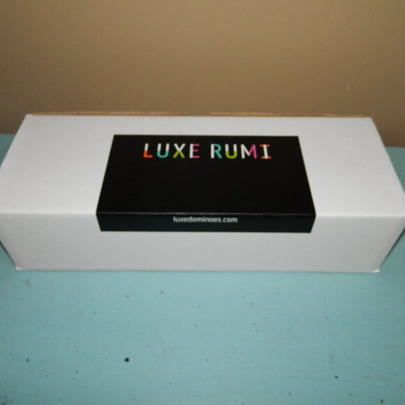 Mark & Graham Luxe Acrylic Rummy Game Set Tortoise Shell - Picture 2 of 6